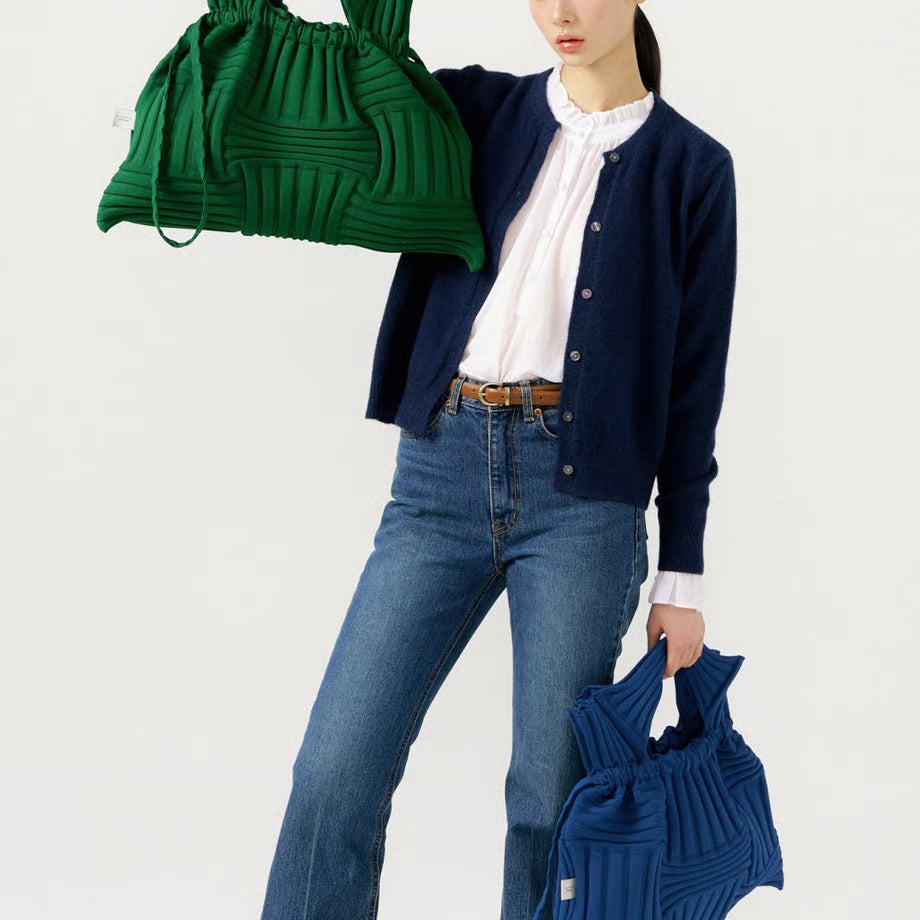 【PLEATS MAMA】BIG BOW BAG