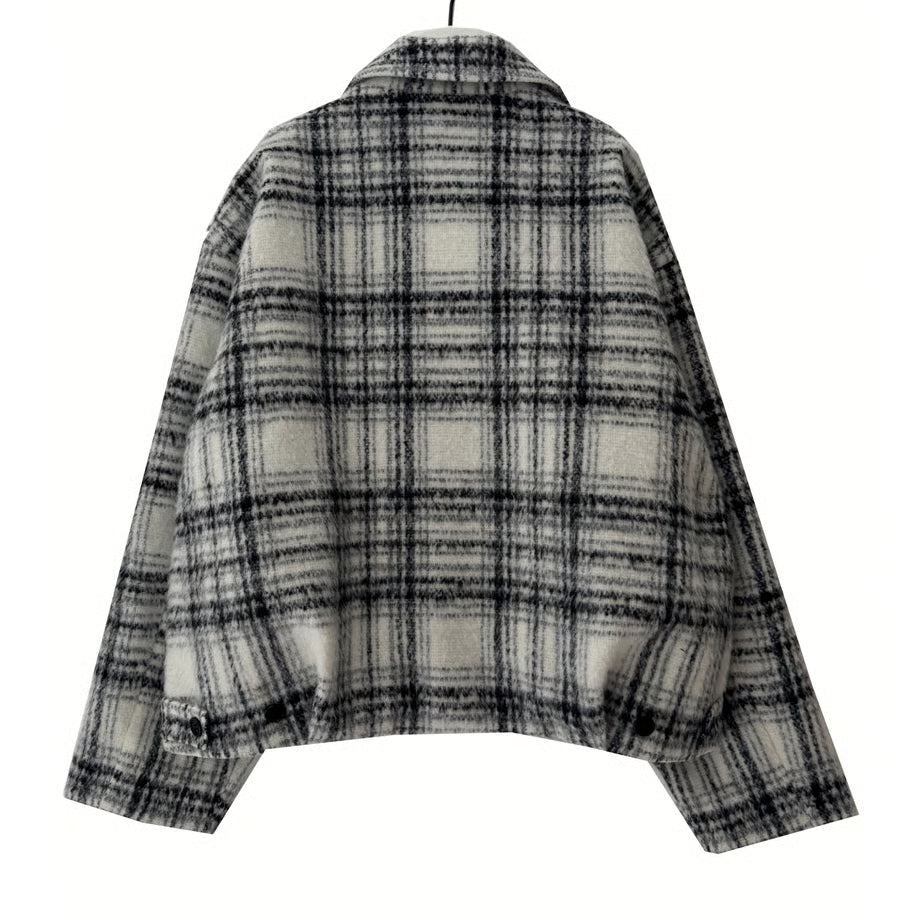 【CHIGNON 2025 AUTUMN/WINTER】シャギーチェックブルゾン
