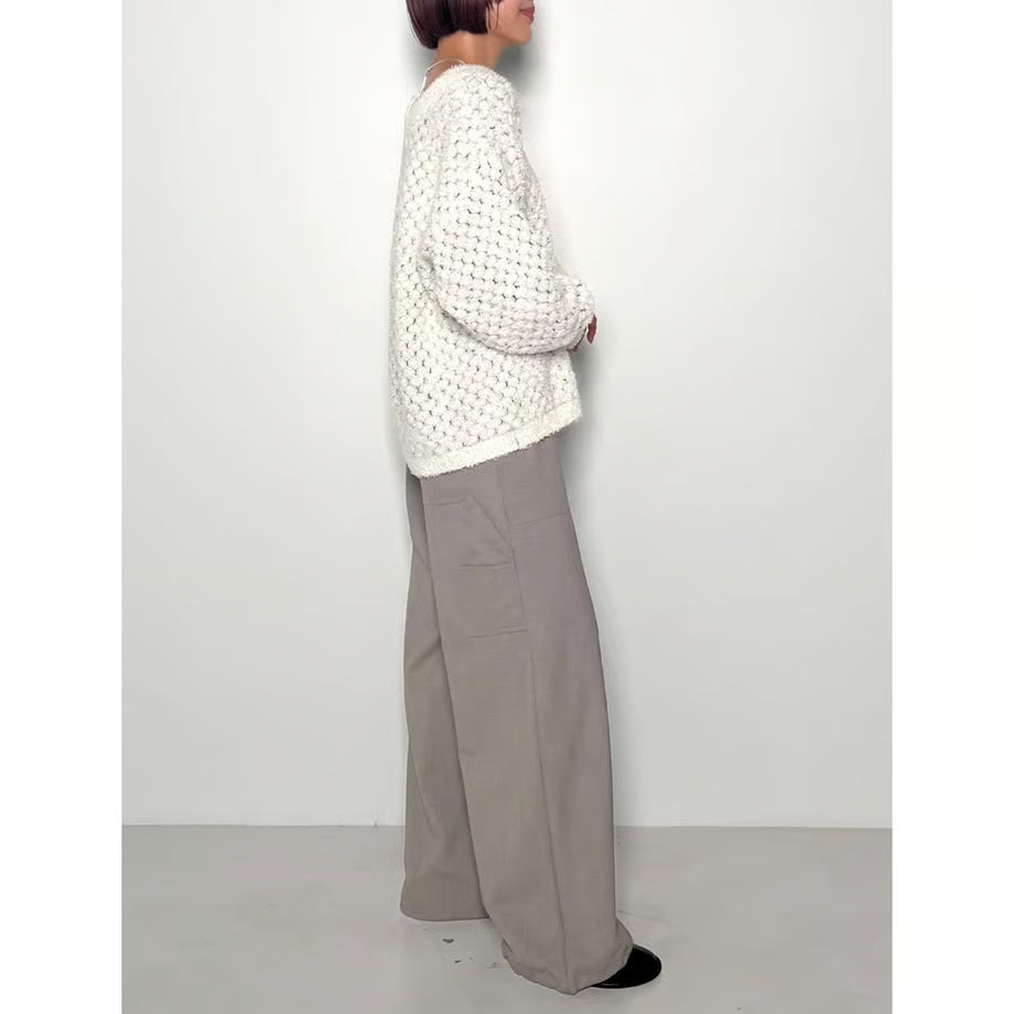 【CHIGNON 2025 AUTUMN/WINTER】TRフレアワークパンツ