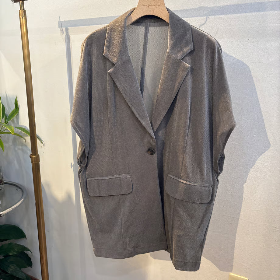 【CLOCHE】メッシュベロアジレ
