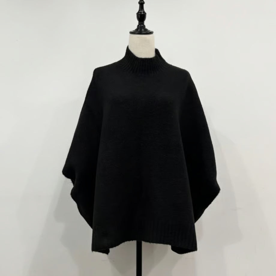 【siro de labonte 25 AW vol.2】bottle neck poncho vest