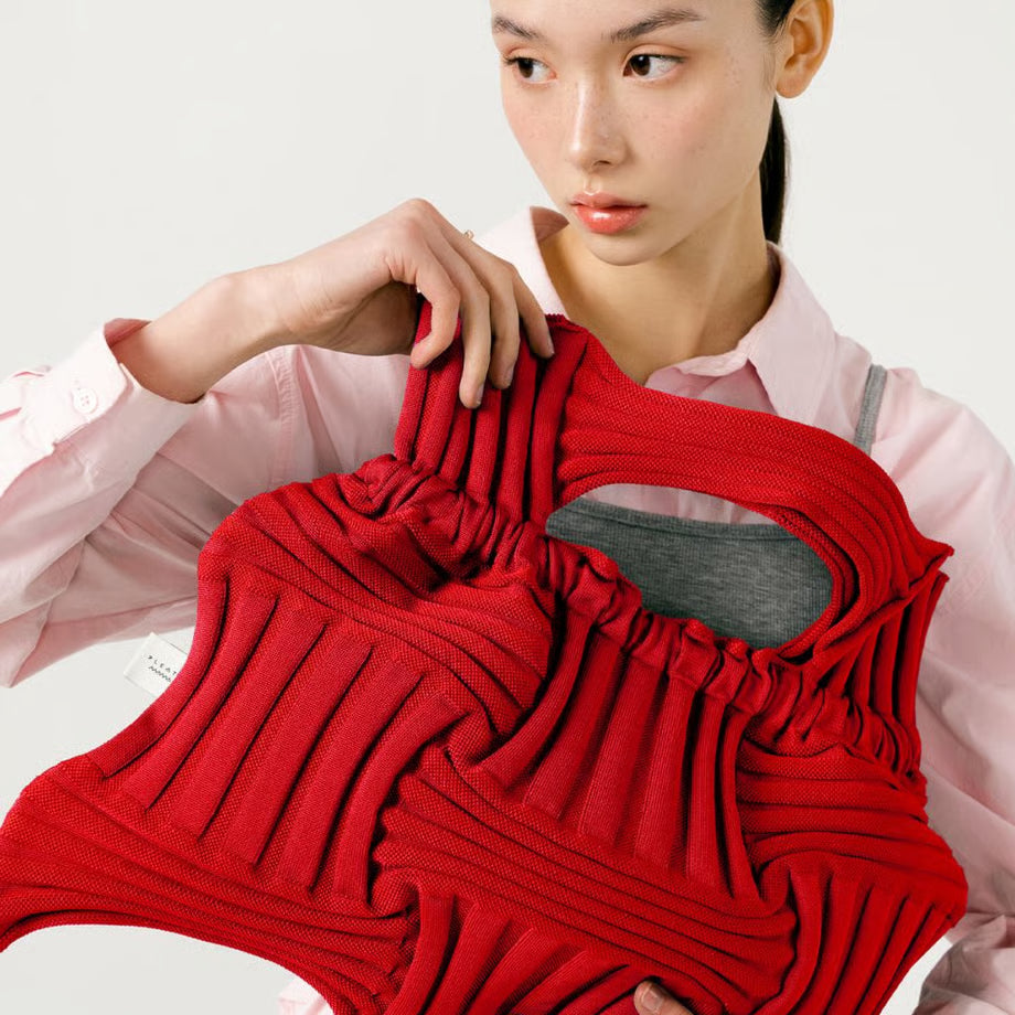 【PLEATS MAMA】BIG BOW BAG