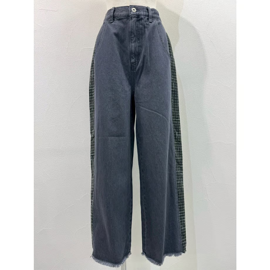 【CYAN 2025 AW vol.2】ツィードコンビワイドデニム