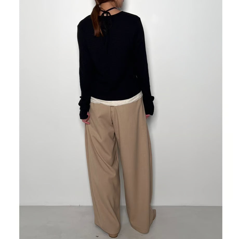 【CHIGNON 2025 AUTUMN/WINTER】サイドタックワイドPT