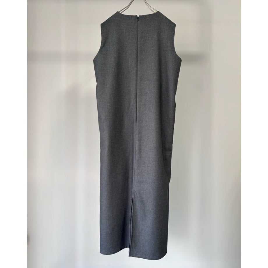 【MARGAUX 2025 WINTER】Vネックフラノワンピース