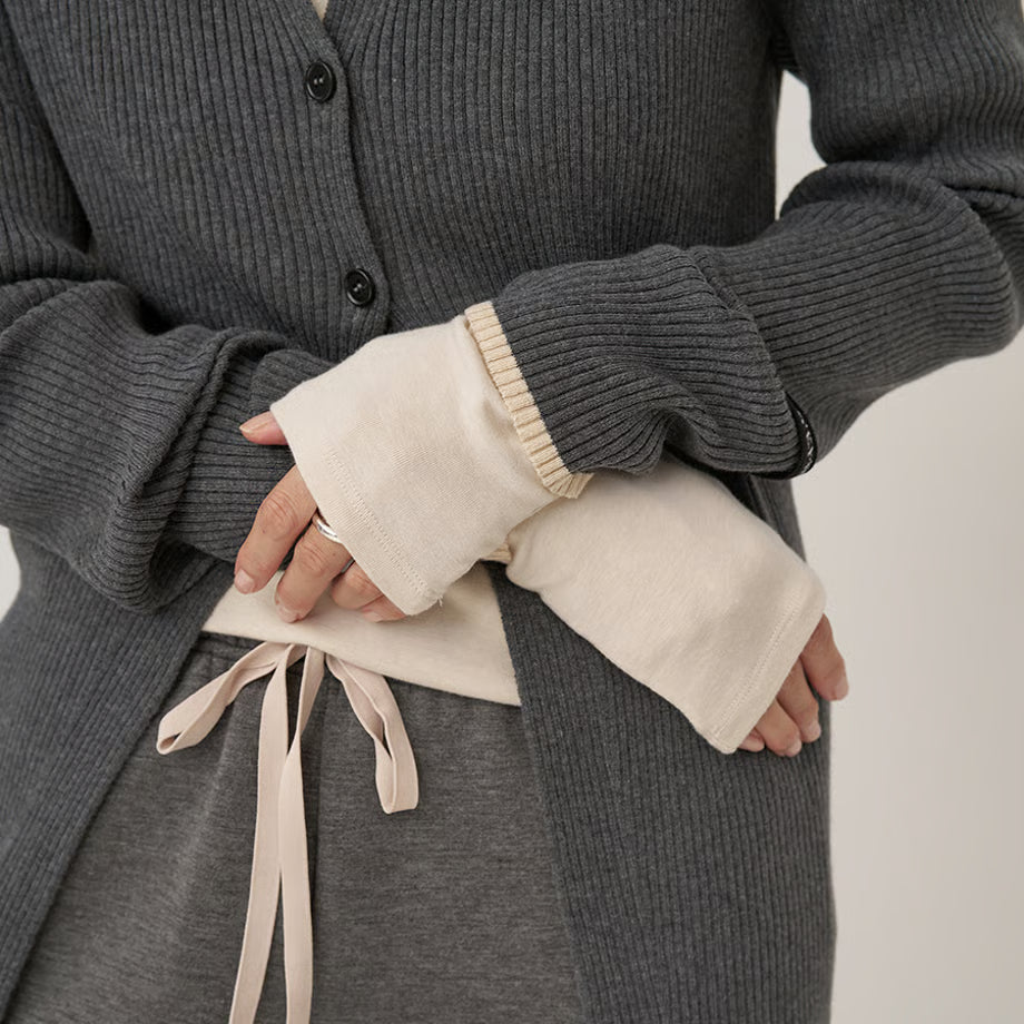【YENN 2025 AUTUMN/WINTER】WOOL RIB CREW CD