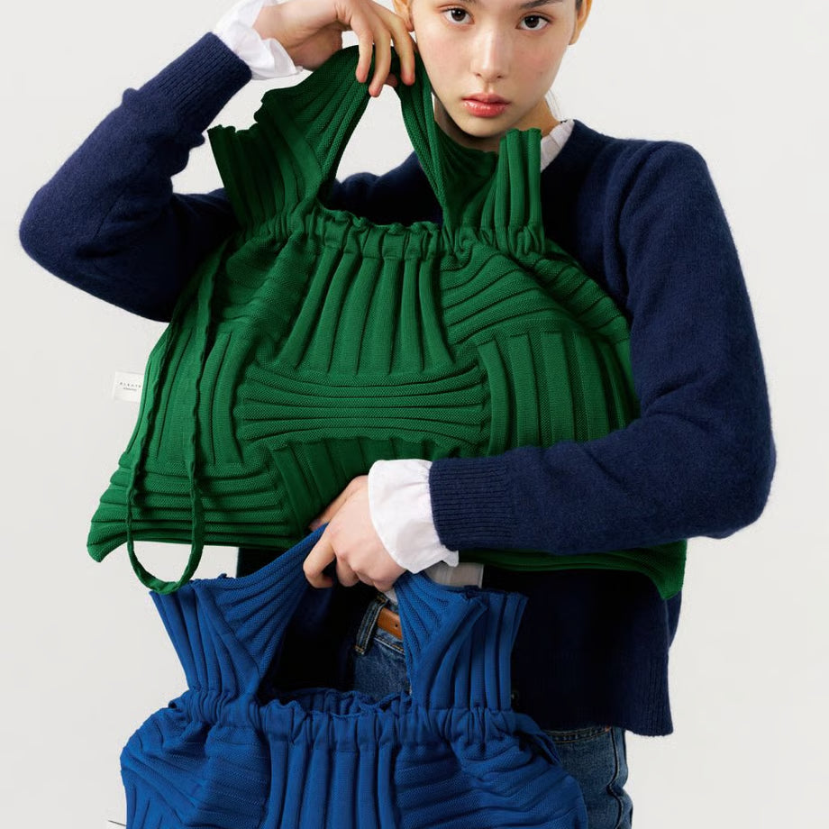 【PLEATS MAMA】BIG BOW BAG