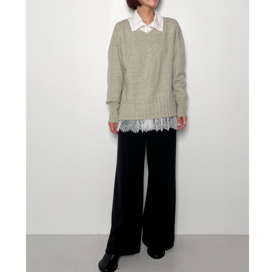 【CHIGNON 2025 AUTUMN/WINTER】サイドスリット2WAYニット