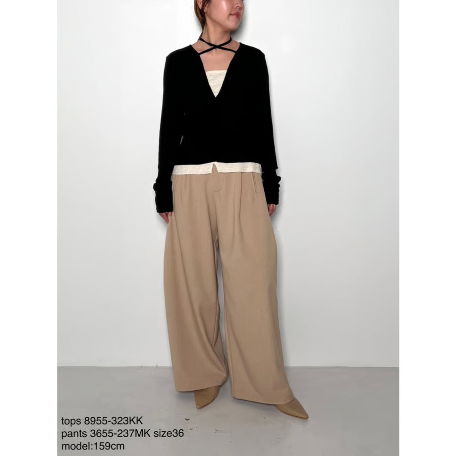 【CHIGNON 2025 AUTUMN/WINTER】サイドタックワイドPT