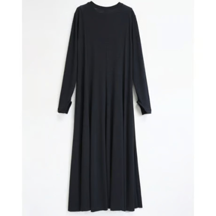 【YENN LIMITED ORDER】SLUB FLARE DRESS