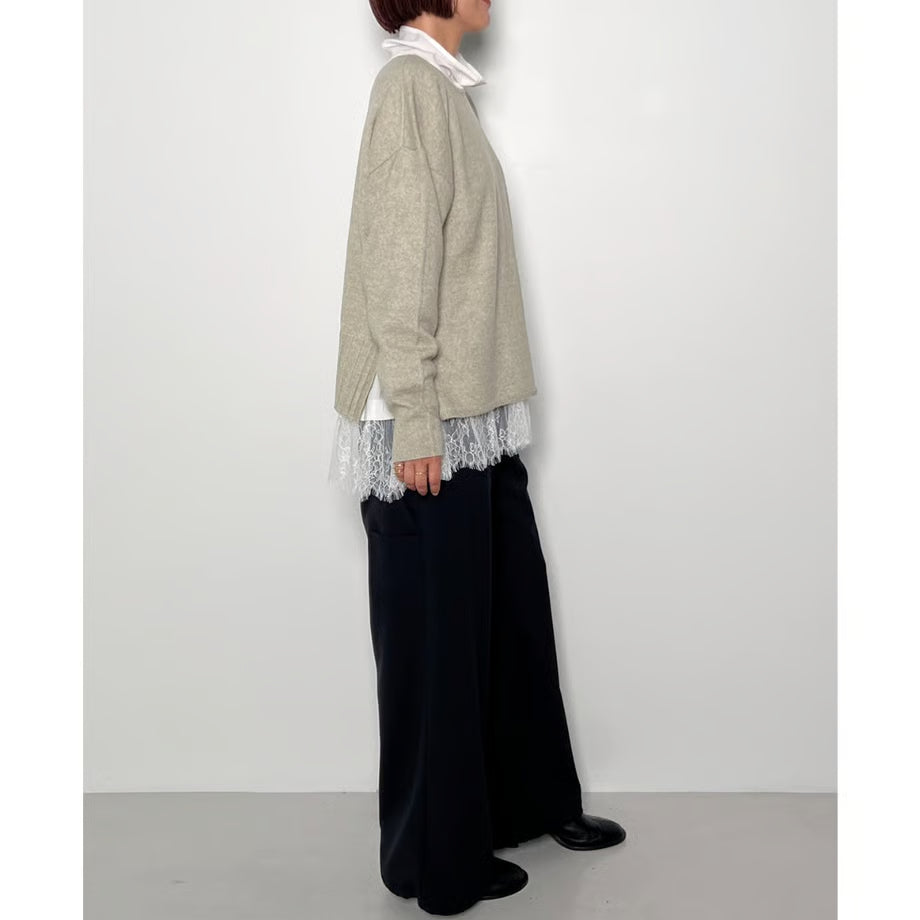 【CHIGNON 2025 AUTUMN/WINTER】サイドスリット2WAYニット