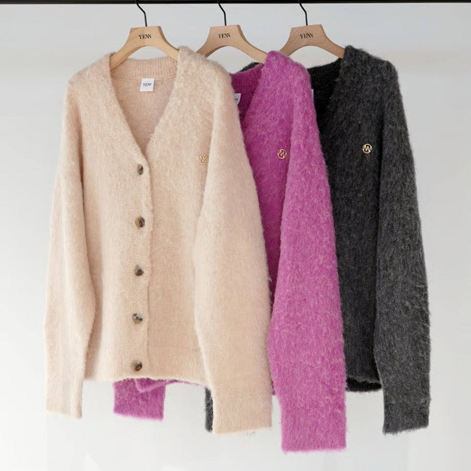 【YENN 2025 AUTUMN/WINTER】ALPACA MIX CARDIGAN