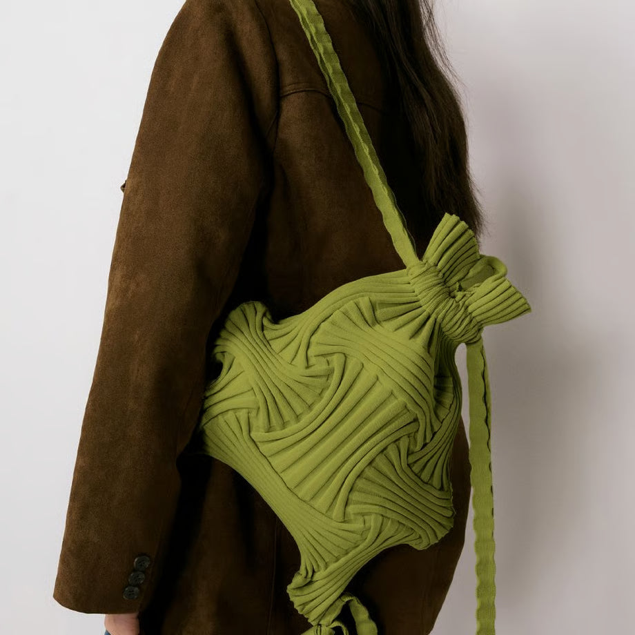 【PLEATS MAMA】NEW BOW BACKPACK