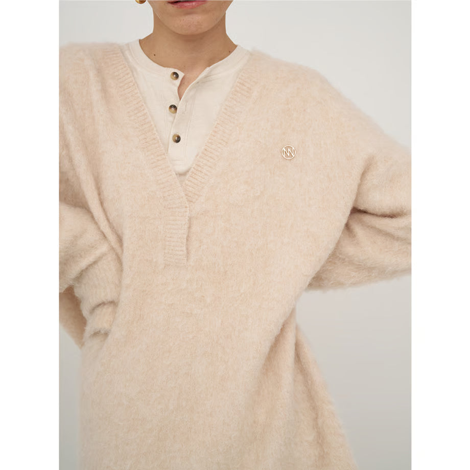 【YENN 2025 AUTUMN/WINTER】ALPACA MIX TUNIC PO
