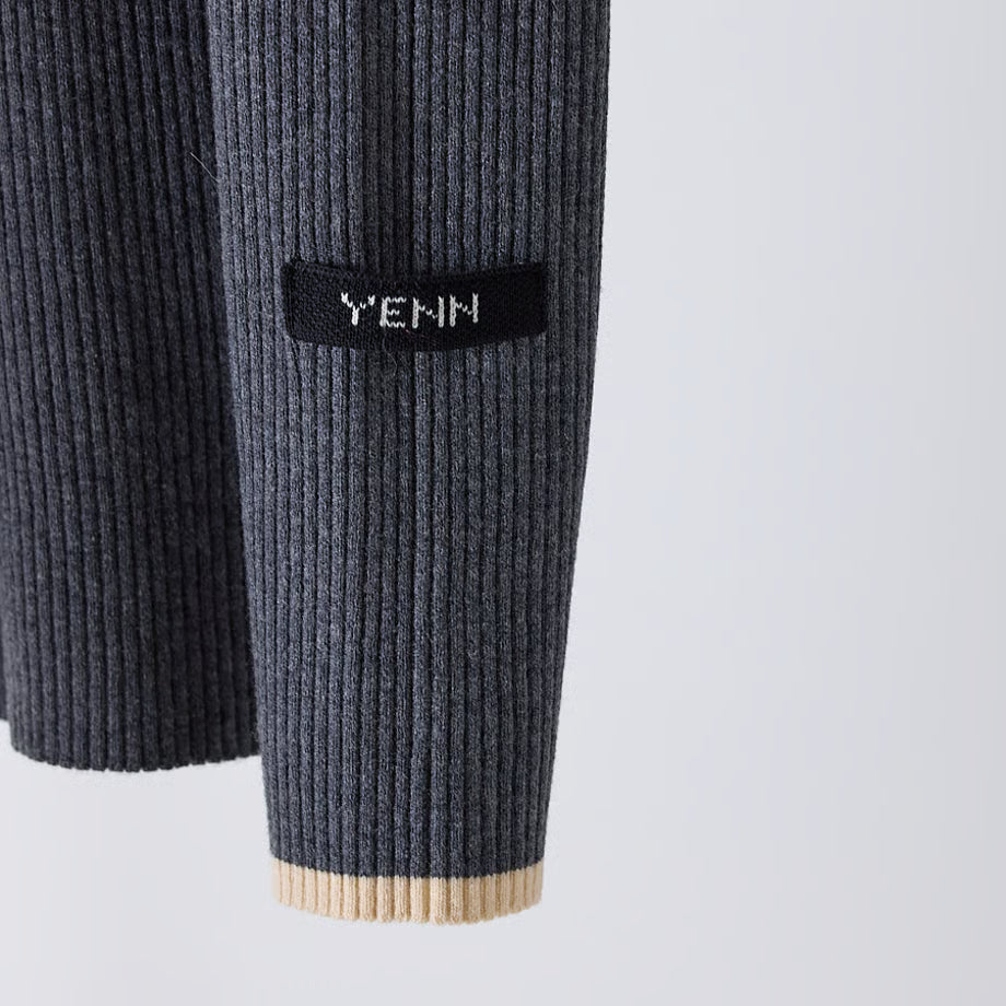 【YENN 2025 AUTUMN/WINTER】WOOL RIB CREW CD
