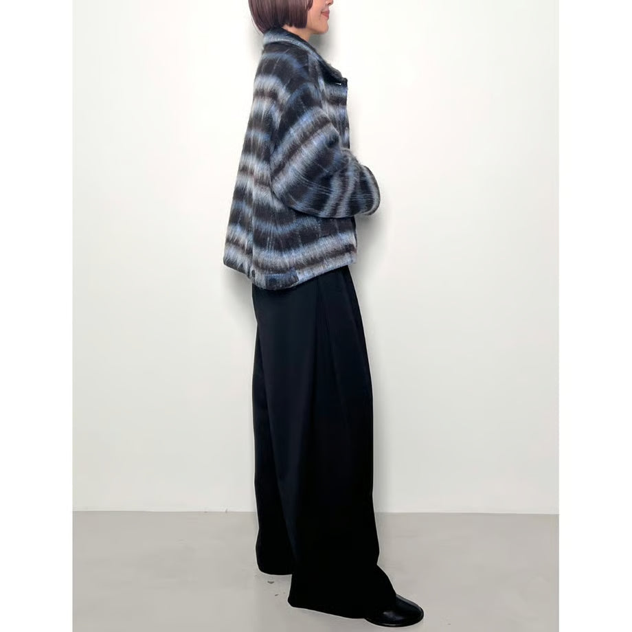 【CHIGNON 2025 AUTUMN/WINTER】シャギーチェックブルゾン