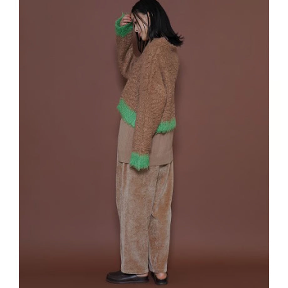 【CYAN 2025 AW vol.2】配色カーリーショートニット