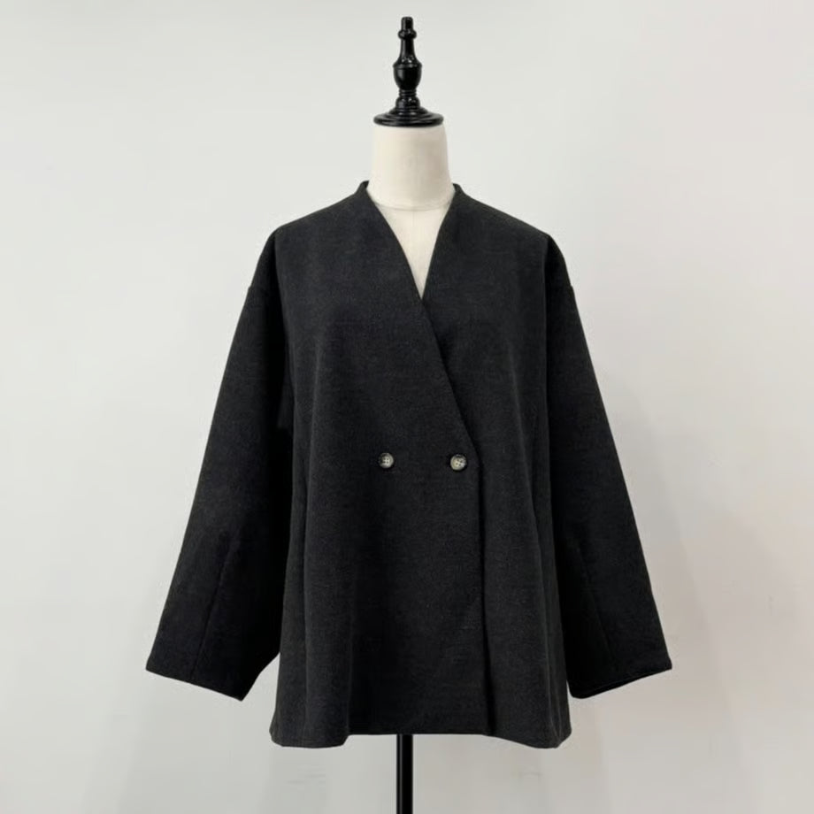 【siro de labonte 25 AW vol.2】nocollar jacket