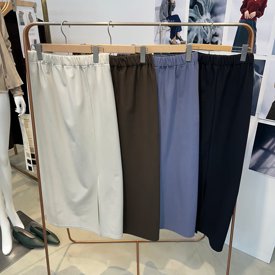 【cafune / PASSIONE 2025 WINTER】warm pique stretch tight skirt