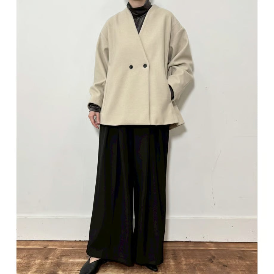 【siro de labonte 25 AW vol.2】nocollar jacket
