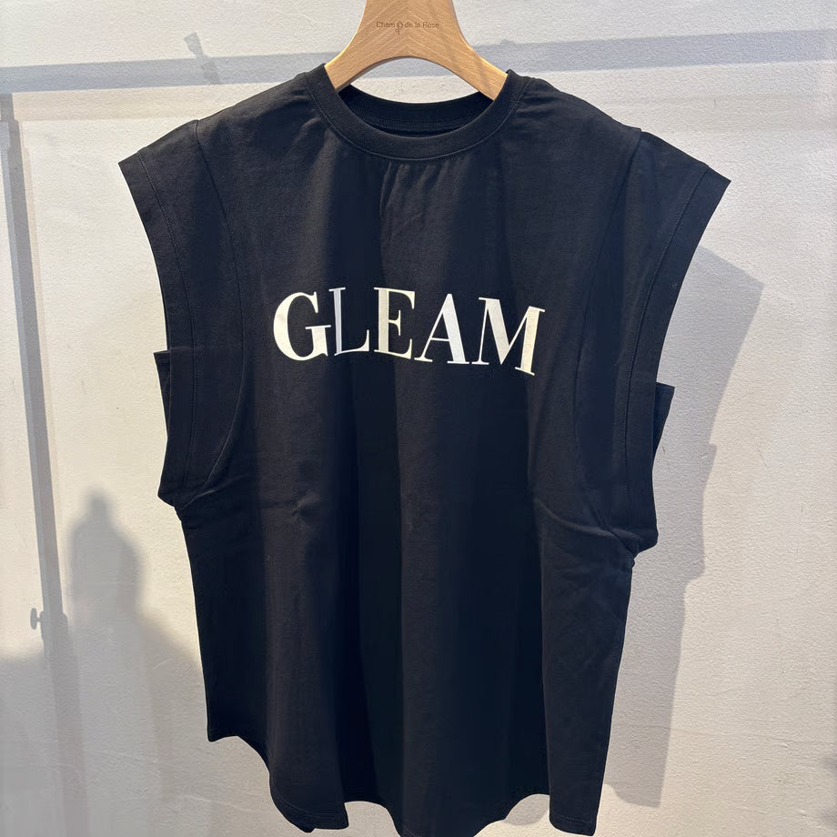 【hunch】ノースリーブプリントTシャツ