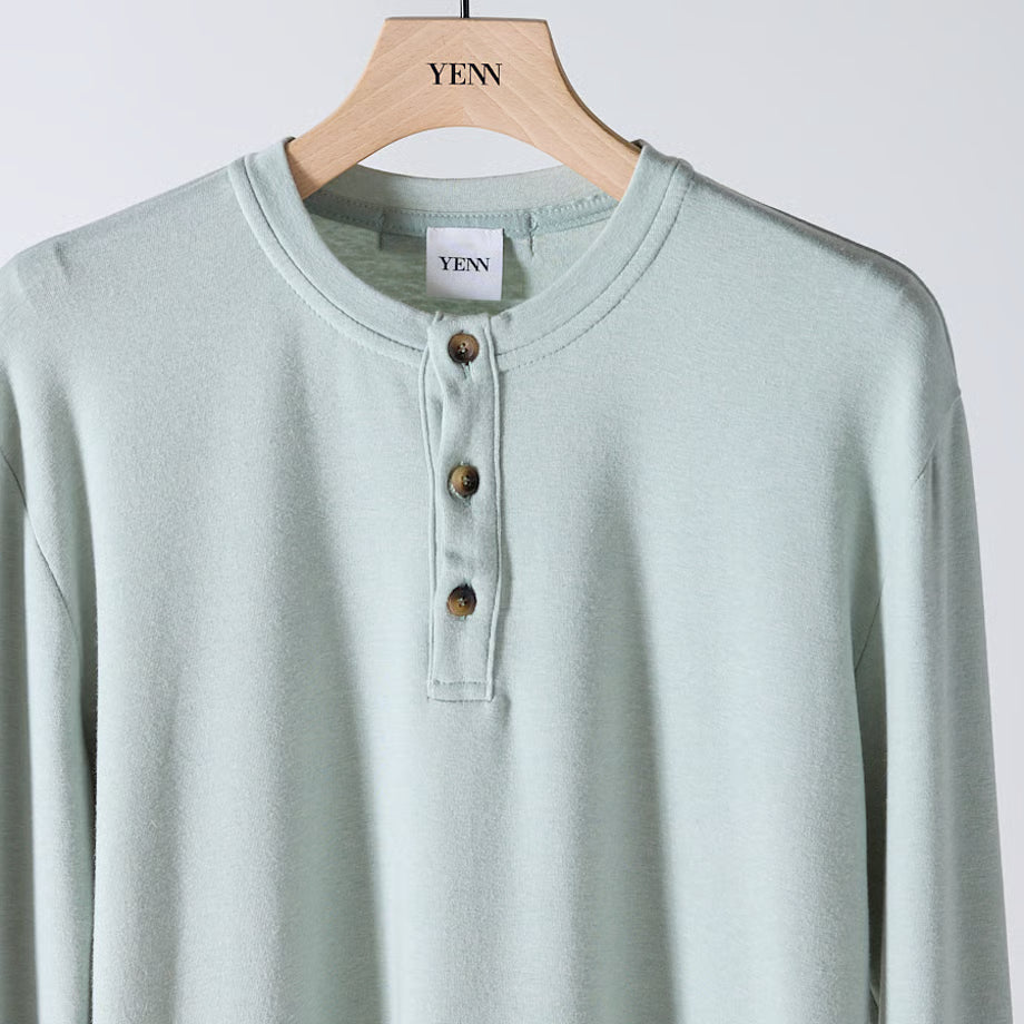 【YENN 2025 AUTUMN/WINTER】HENRY NECK LONG TEE