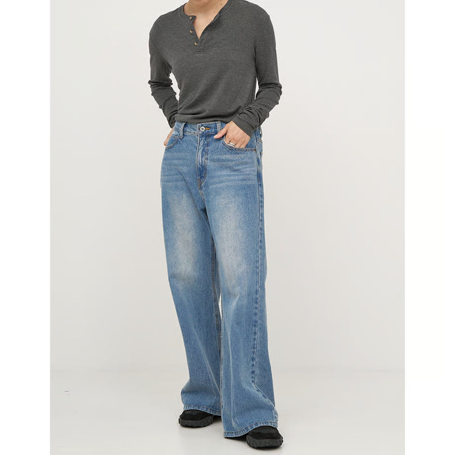 【YENN 2025 AUTUMN/WINTER】HENRY NECK LONG TEE