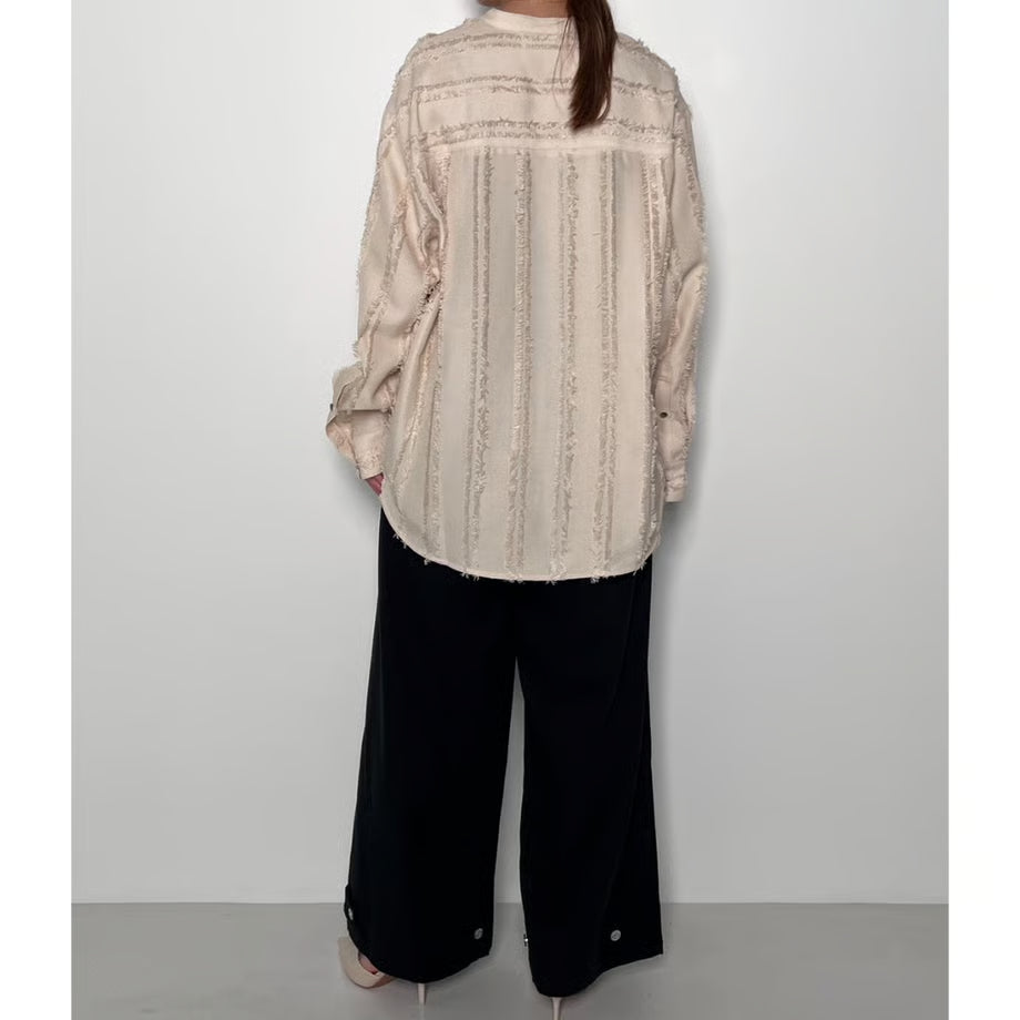 【CHIGNON 2025 AUTUMN/WINTER】コットンブレンドタックパンツ