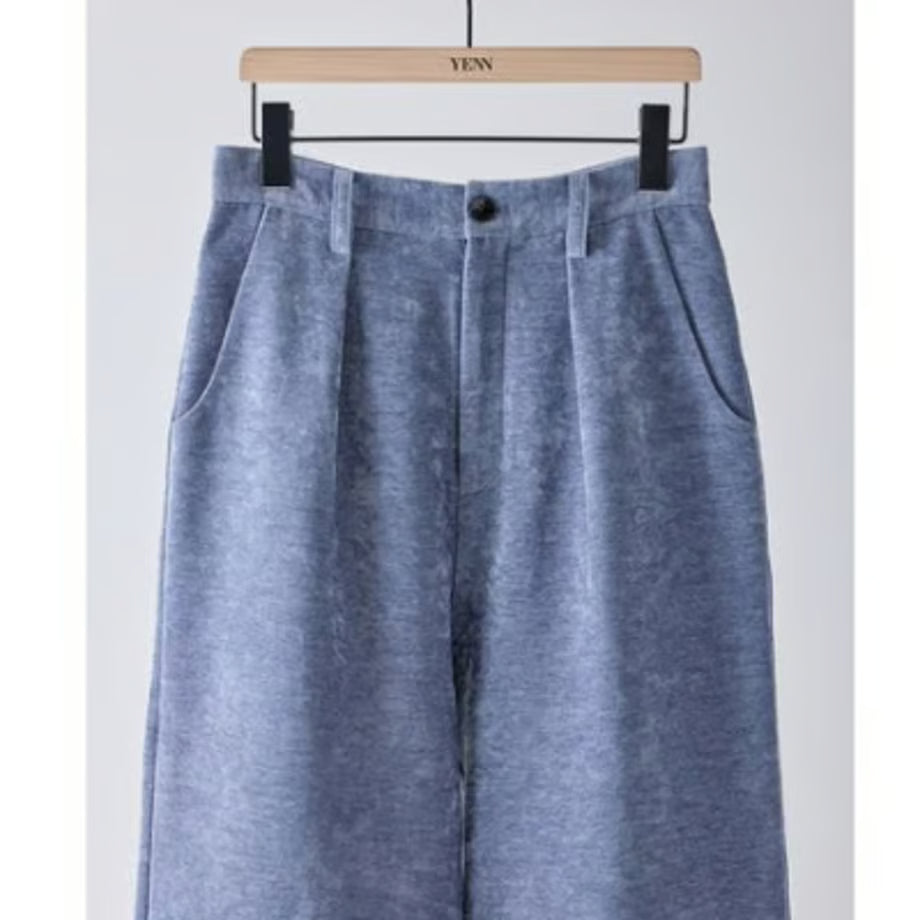 【YENN LIMITED ORDER】 MOLE TWILL TUCK WIDE