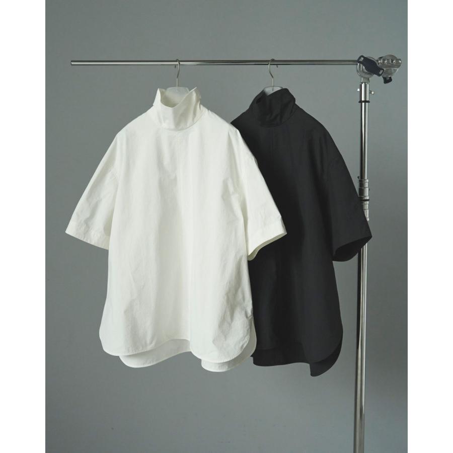 anuke】Highneck Over Blouse – Champdelarose