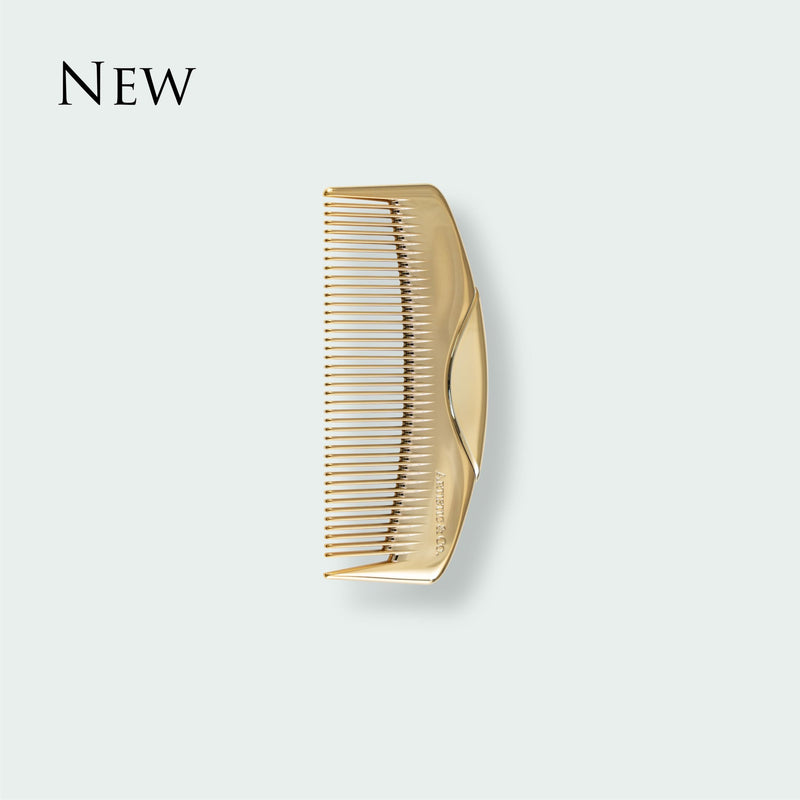 【HIGH LINE】 ザ ヘアコーム - 半月 ゴールド -