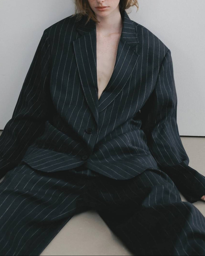 [anuke 26 春夏] 亞麻束腰褲