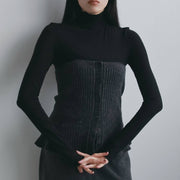 【anuke 2026 winter】Wool 2way Bustier