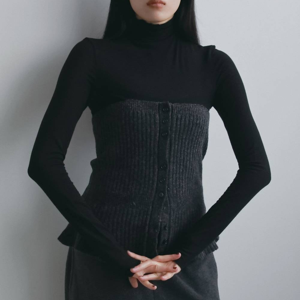 【anuke 2026 winter】Wool 2way Bustier