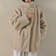 【anuke 2026 winter】Eco Minkfur Jacket