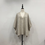 【siro de labonte】v neck poncho vest