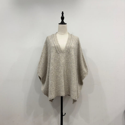【siro de labonte 25 AW vol.2】ｖneck poncho vest