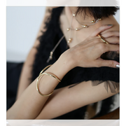 【CHIGNON】ダブルラインバングル