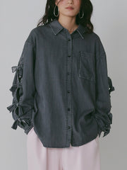 【CHIGNON 2027 PRE-SPRING】マルチリボンデニムSH - 12月中旬頃発送