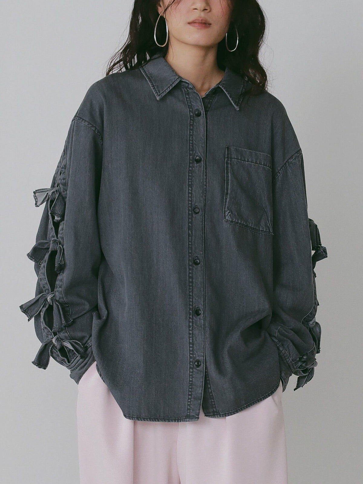 【CHIGNON 2027 PRE-SPRING】マルチリボンデニムSH - 12月中旬頃発送