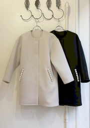 【anana】パール付スポンジコート