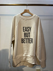 【CLOCHE】ロゴzipオーバースウェット