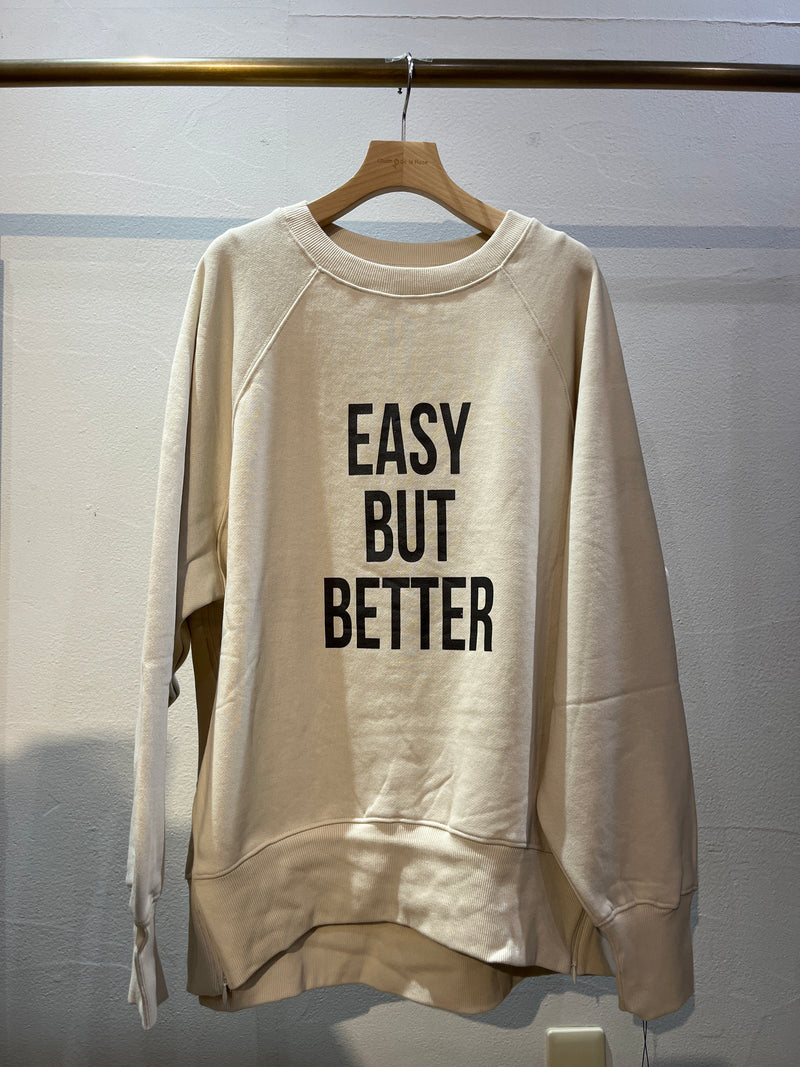 【CLOCHE】ロゴzipオーバースウェット