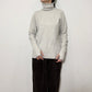 【siro de labonte 25 AW vol.2】fingerhole highneck