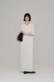 【Hella 2027 SS】layered half sleeve dress - 4月下旬頃発送