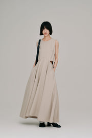【Hella 2027 SS】side slash flare dress - 5月下旬頃発送