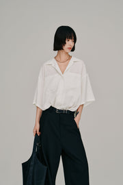 【Hella 2027 SS】open collar shirt - 6月下旬頃発送