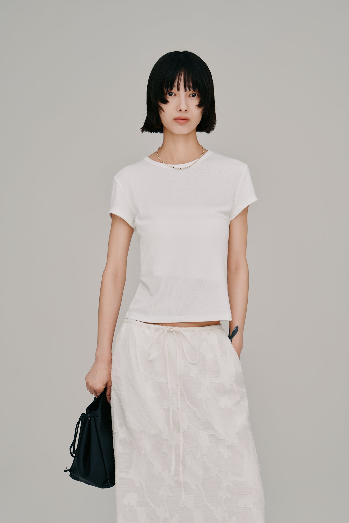 【Hella 2027 SS】compact rib tee - 4月下旬頃発送