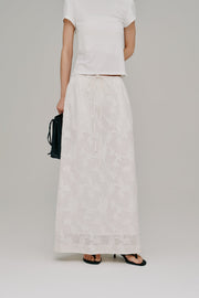 【Hella 2027 SS】flower jacquard skirt - 5月下旬頃発送
