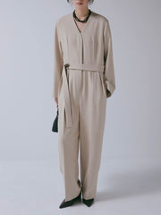 【CHIGNON 2027 PRE-SPRING】ノーカラーコンビネゾン - 12月下旬頃発送